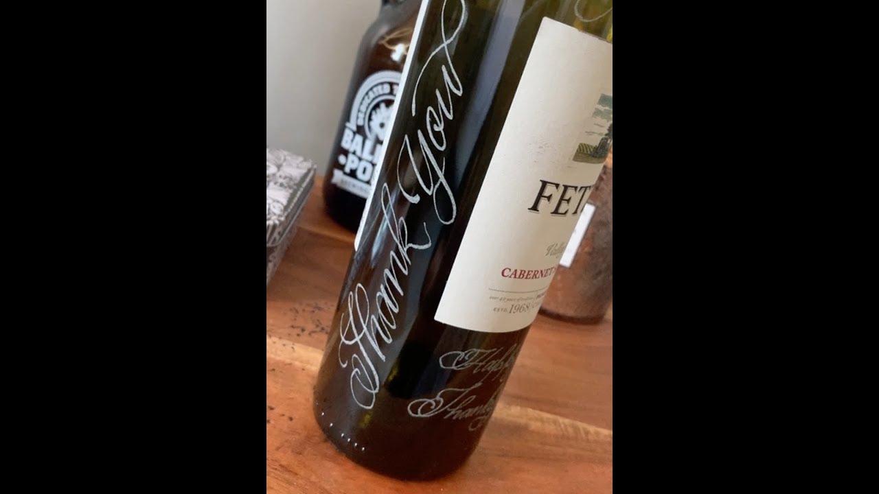 4 Easy Glass Engraving Tips for Wine Bottles