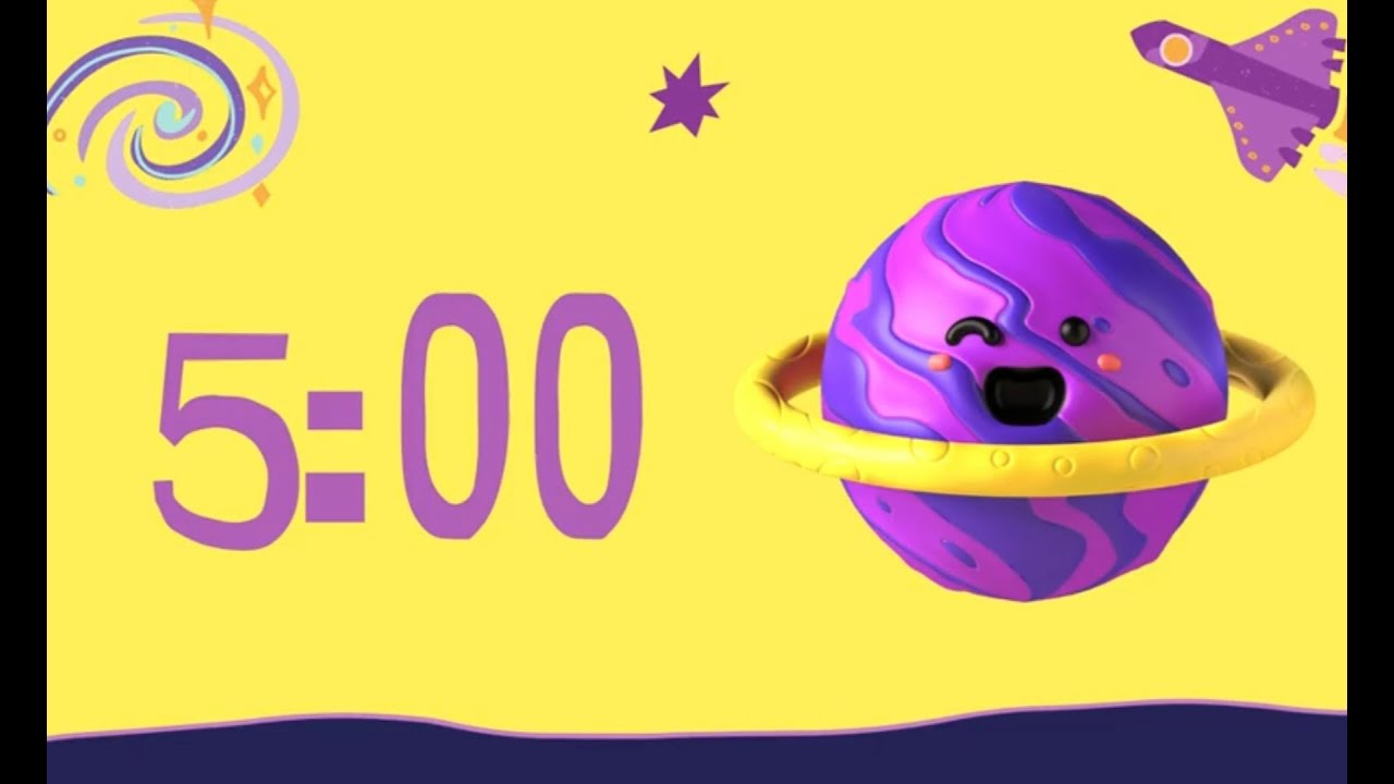 5 Minute Science/Space Theme Timer with Music