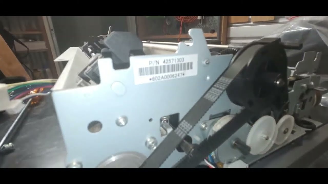 How to fix Oki Pacemark 3410 Rear Feed Tractor Assembly * Right and Left Replacement