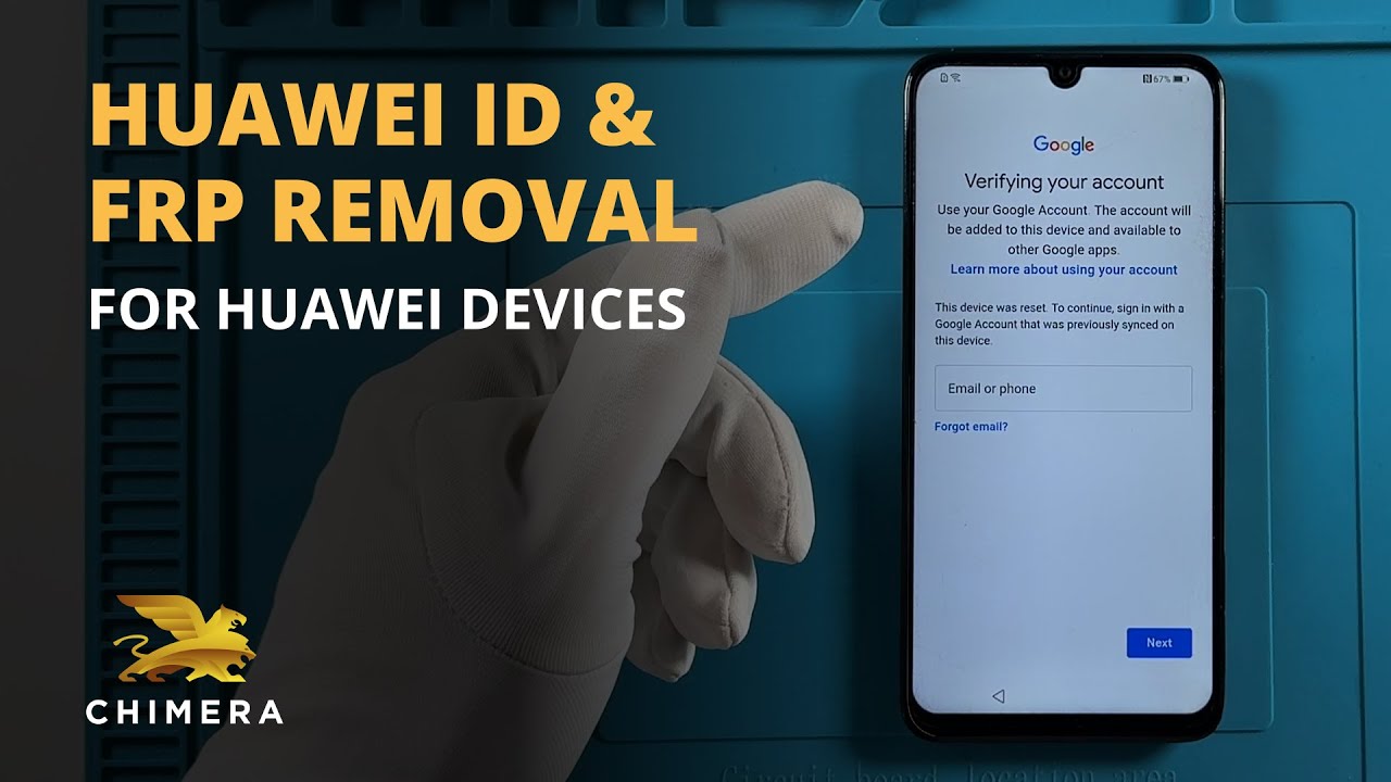 Удалить блокировку Huawei ID и FRP с помощью ChimeraTool