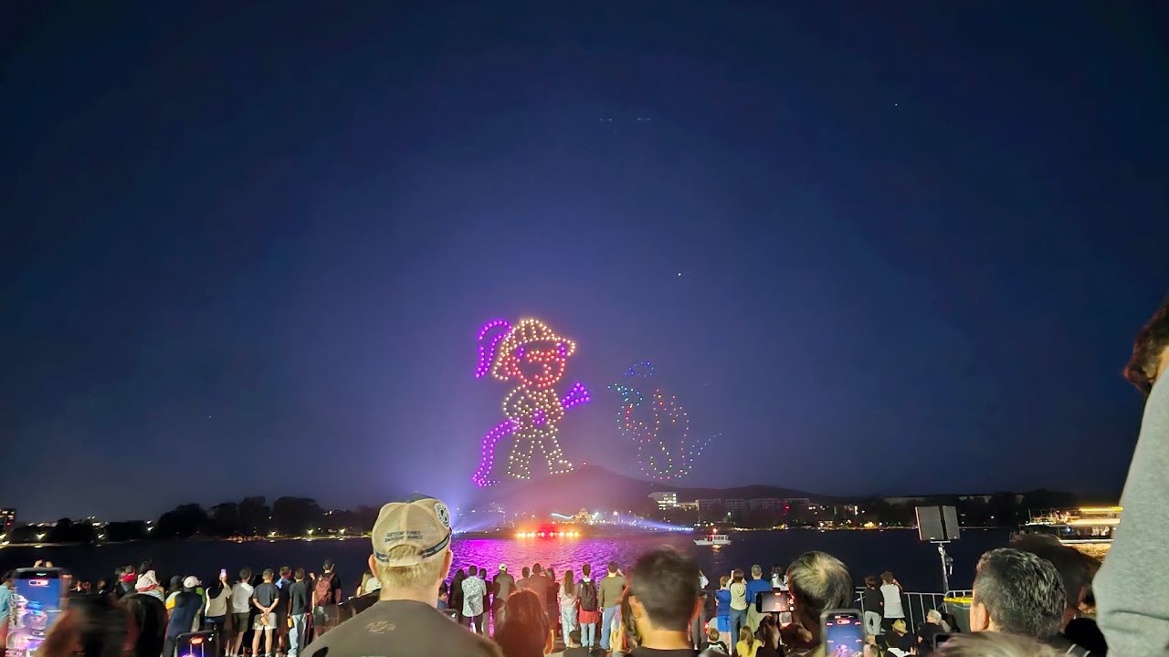 Canberra drone sky show 2026
