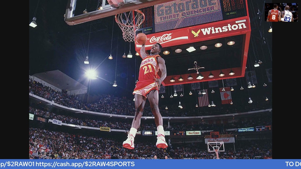 TOP TEN SMALL FORWARDS OF THE EIGHTIES: NUMBER FOUR DOMINIQUE WILKINS #2raw4tv