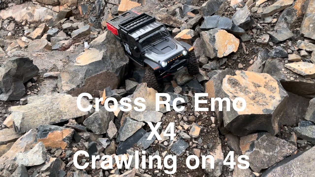 Cross RC Emo x4 Crawling on 4s