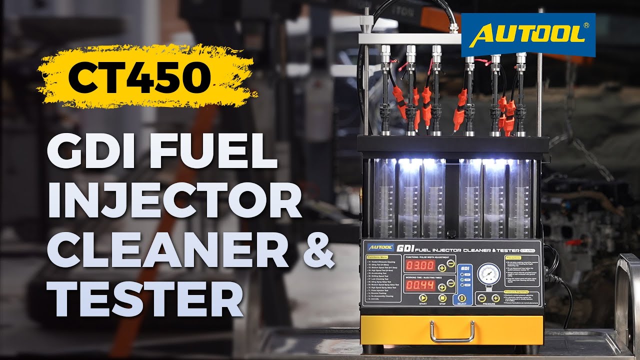🚀 NEW! AUTOOL CT450 Fuel Injector Cleaner & Tester 🔥