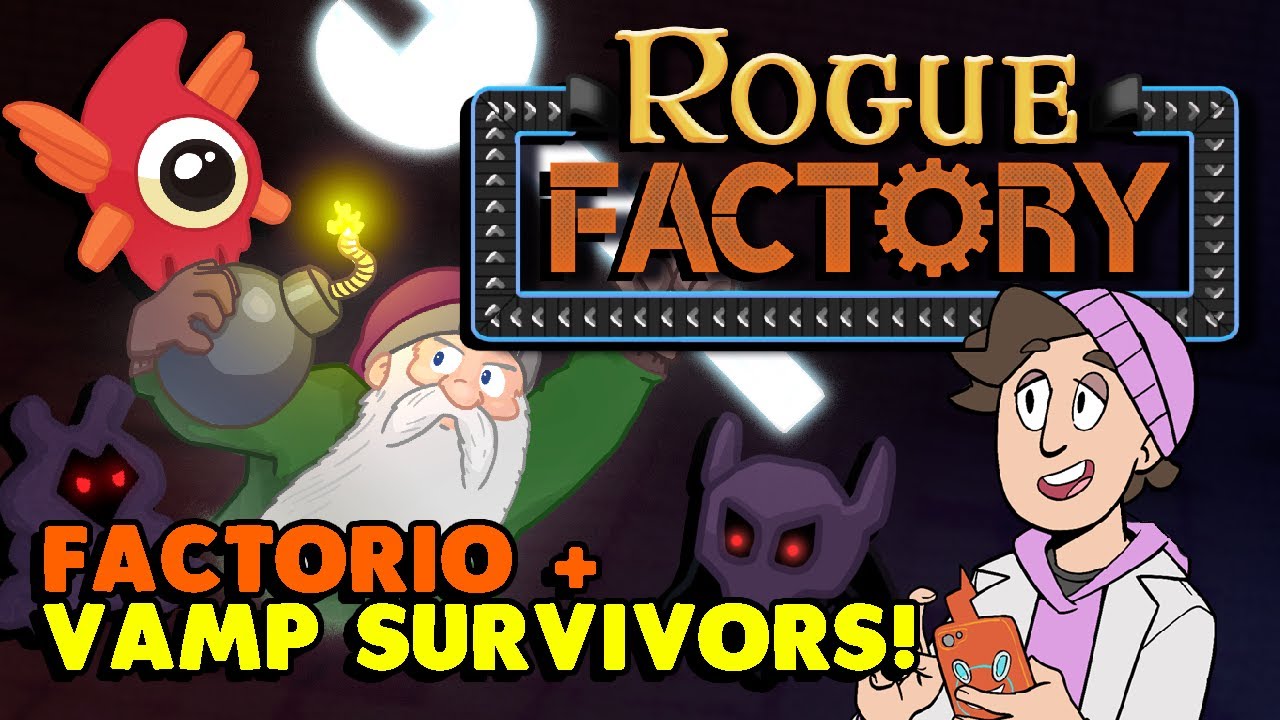 How To Automate... My SPELLCASTING?! FACTORIO MEETS VAMPIRE SURVIVORS! - Rogue Factory