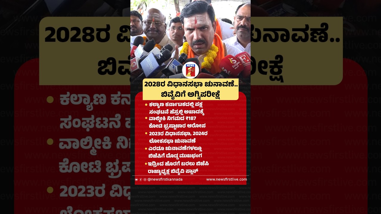 2028ರ ವಿಧಾನಸಭಾ ಚುನಾವಣೆ.. BY Viajayendraಗೆ ಅಗ್ನಿಪರೀಕ್ಷೆ |@newsfirstkannada
