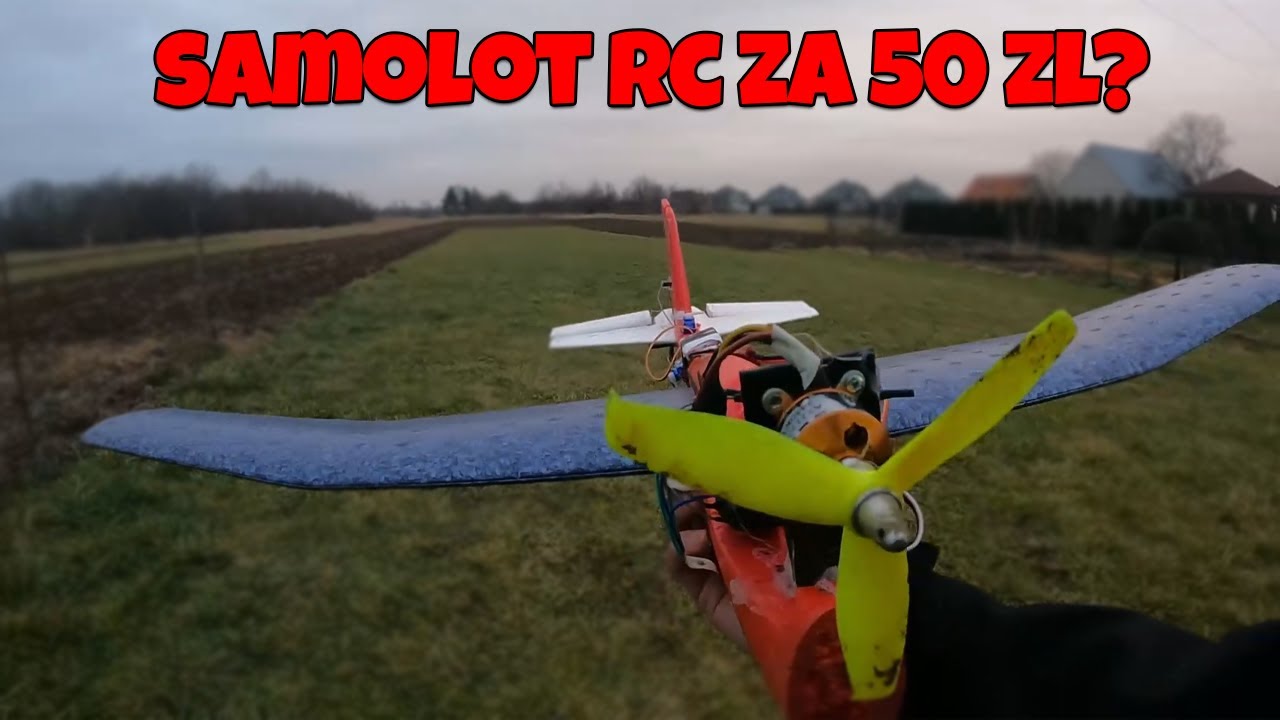 Zbudowalem moj pierwszy samolot RC za niecale 60 zl