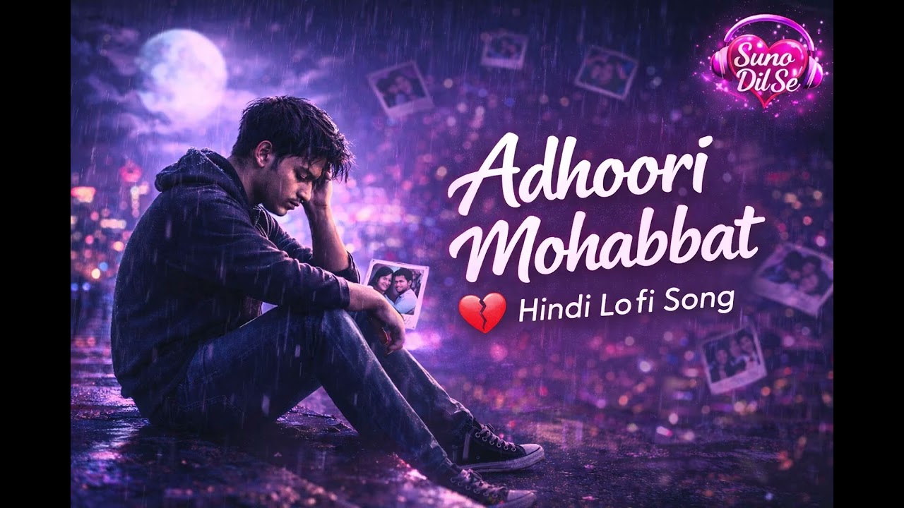 Adhoori Mohabbat – Heartbroken Hindi LoFi Song 💔 | Midnight Sad Vibes