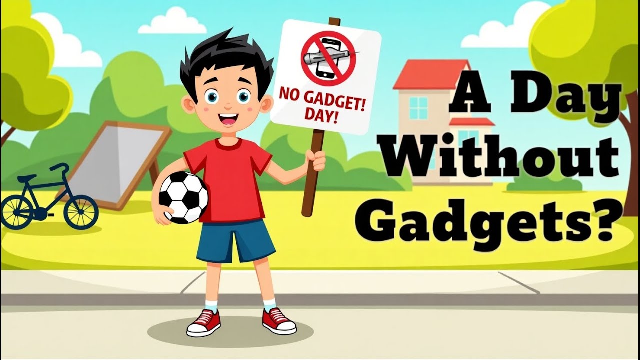 A Day Without Gadgets – Fun, Learning & Real Life Moments for Kids!
