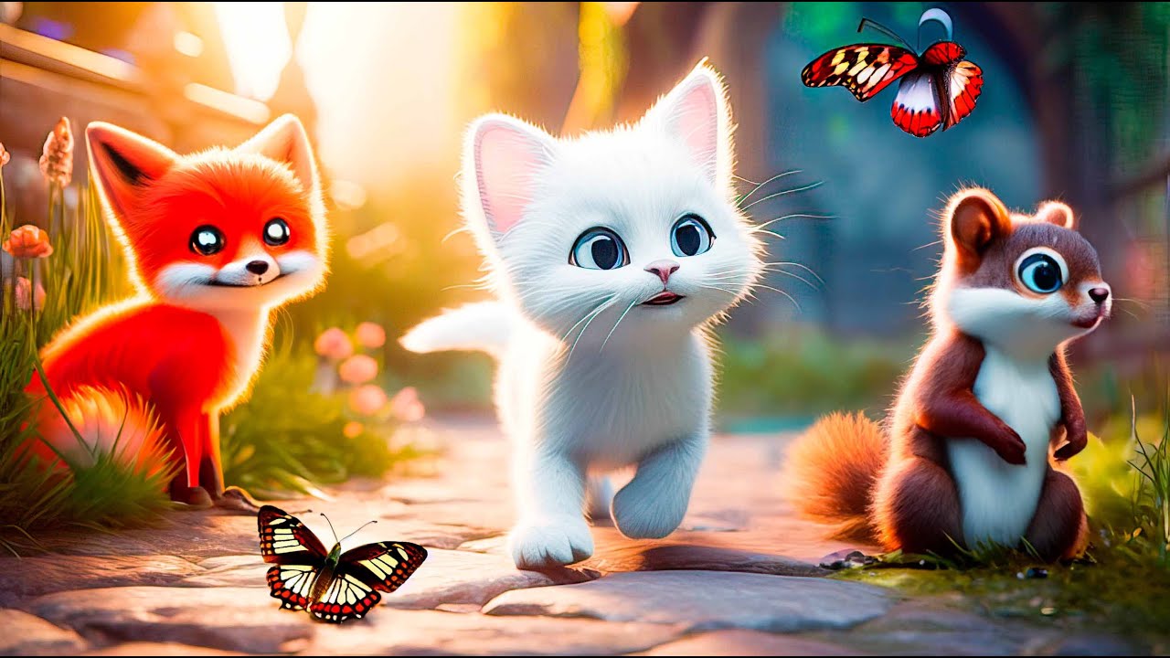 A bedtime fairy tale for children. Amazing story about a lonely kitten.
