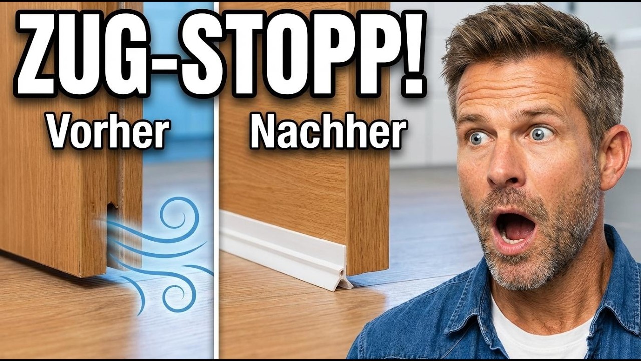 Nie wieder kalte Füße: Der 5-Minuten-Trick für zugige Türen