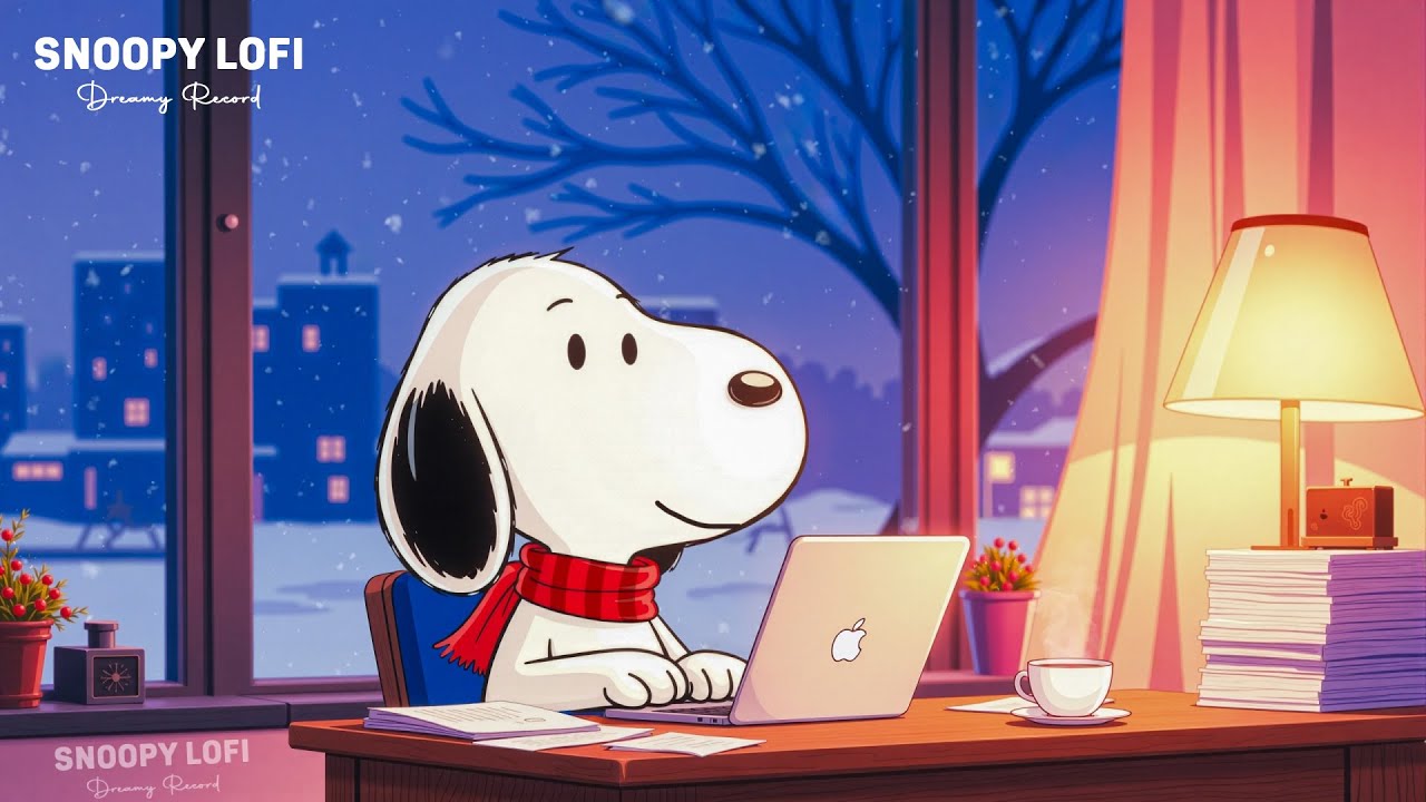 Deep Focus Time 💻 Lofi Beats to Study/Chill to [chill lo-fi hip hop beats] ~ Chill with Snoopy