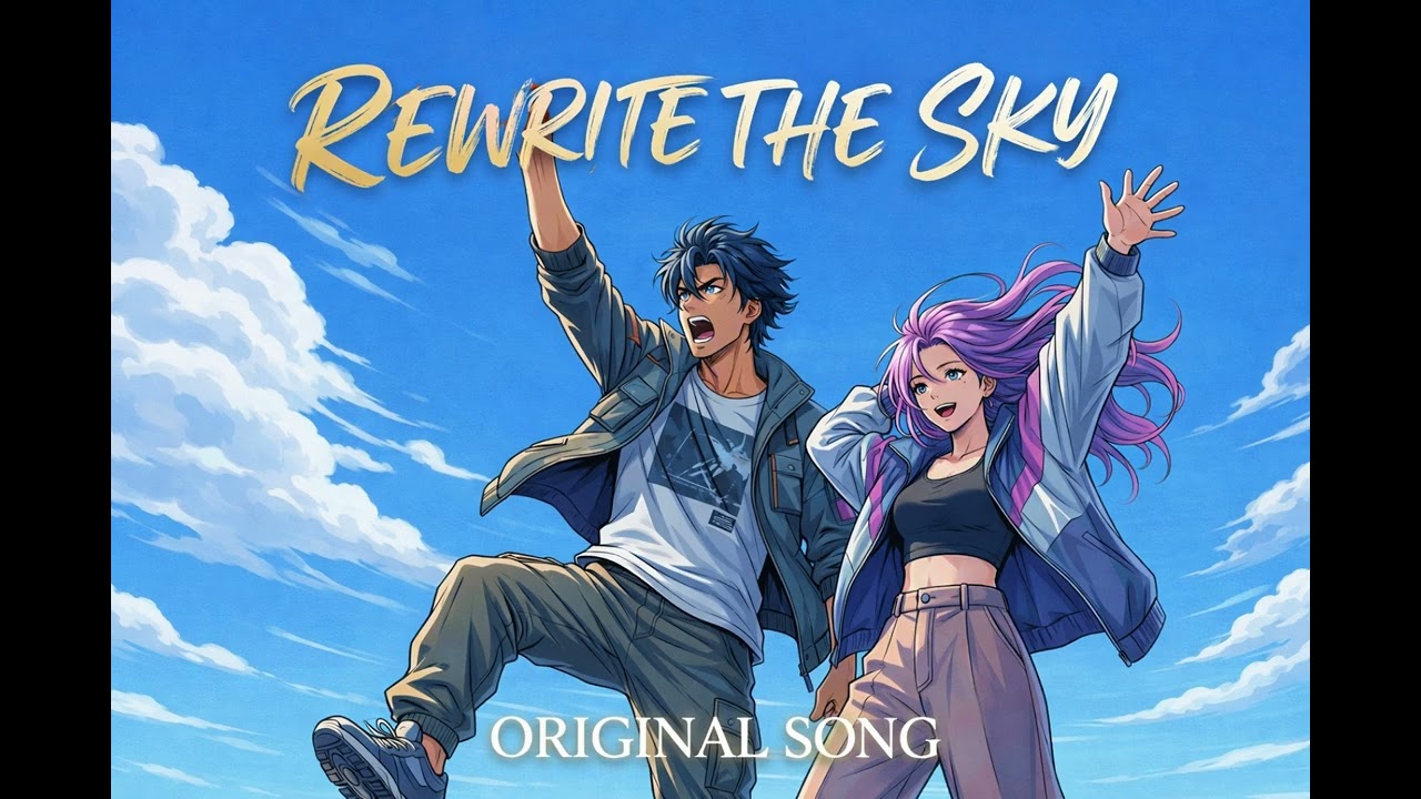 【Original J-Rock】REWRITE THE SKY - 空を描き変えろ｜Anthem Twin Vocals