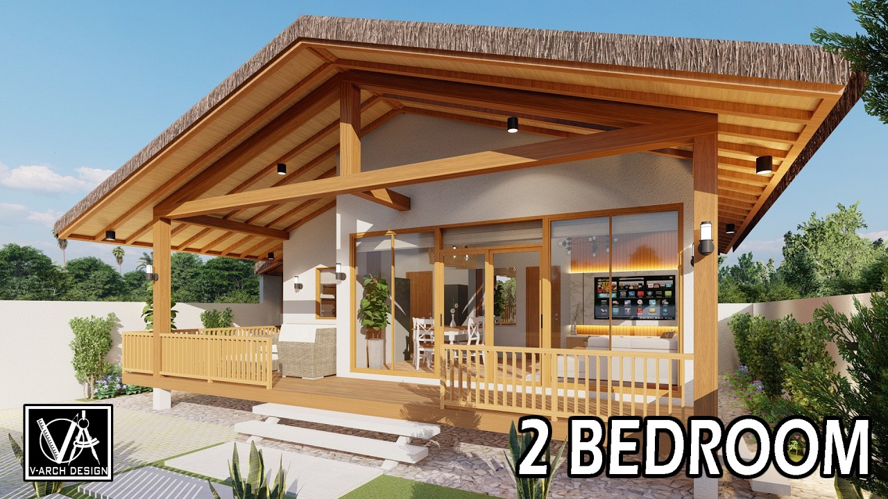 Cozy Farm House Design with 2 Bedrooms 120sqm