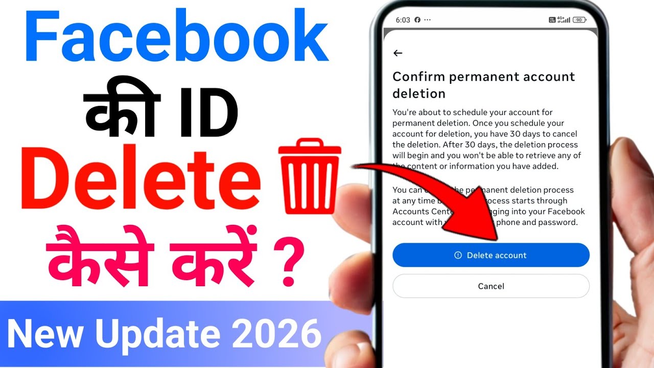 Facebook ID Delete Kaise Kare | Facebook ID Delete Kaise Karen | Facebook Account Delete Kaise Kare
