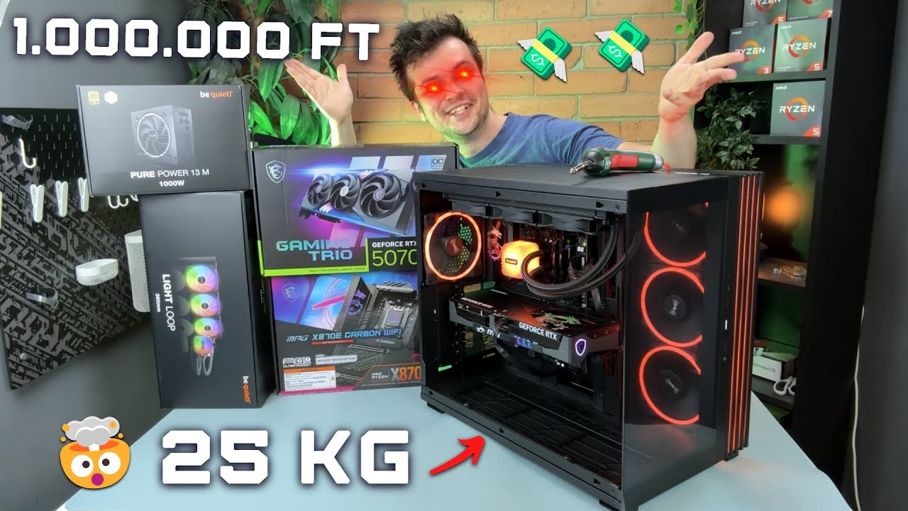 🔥Az Eddigi Legsúlyosabb Számítógépem - 25 kg és 1 MILLIÓ Forint