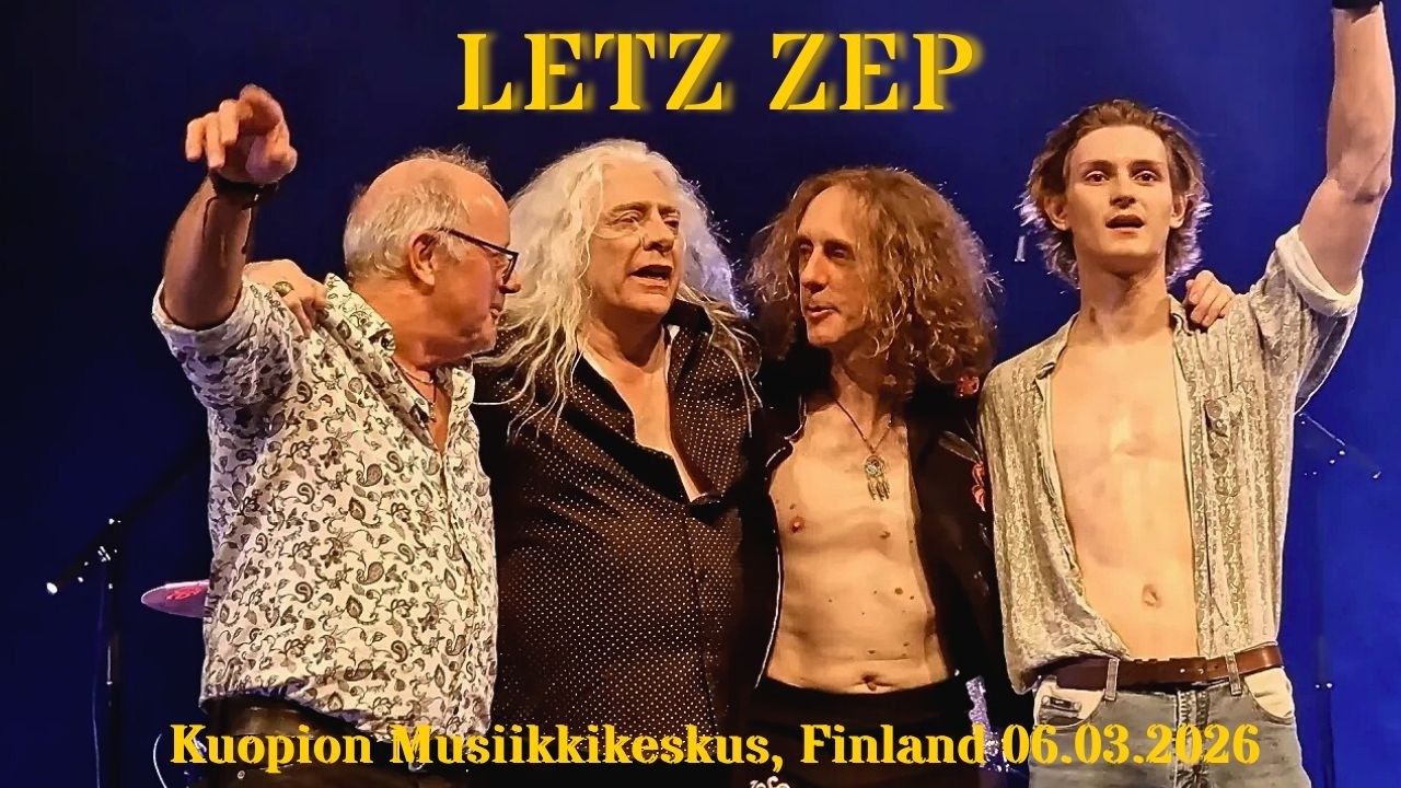 LETZ ZEP - Rock and Roll & Immigrant Song @ Kuopion Musiikkikeskus, Finland 06.03.2026