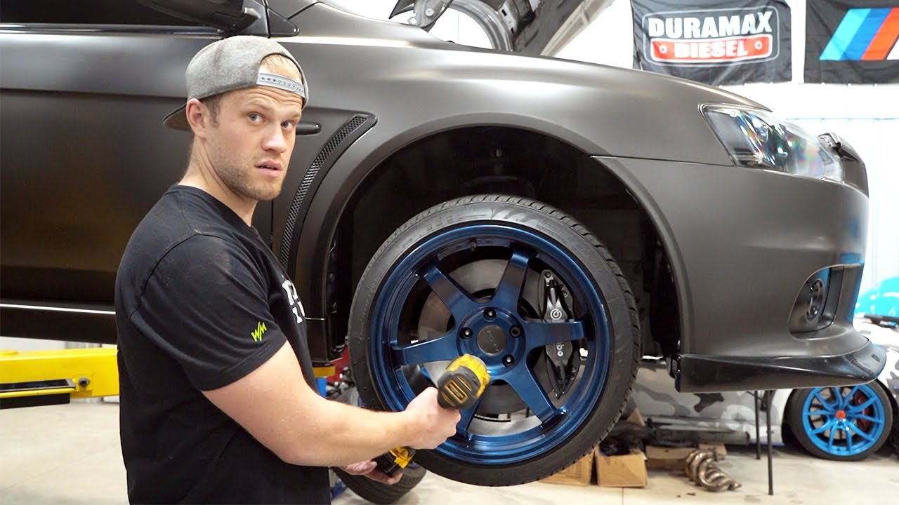 Revealing The New Evo X Brembo Color!