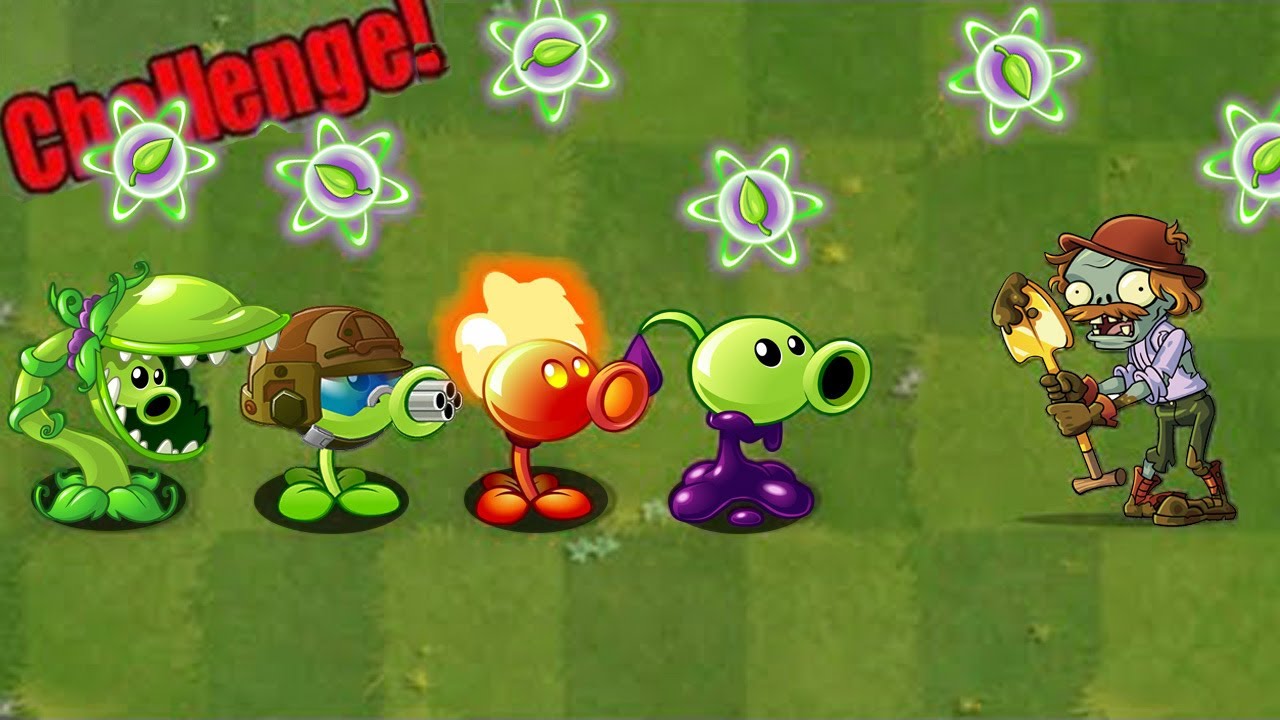 PvZ 2 Challenge - All PEASHOOTERS Plants Vs Excavator Zombie - Who Will Win?