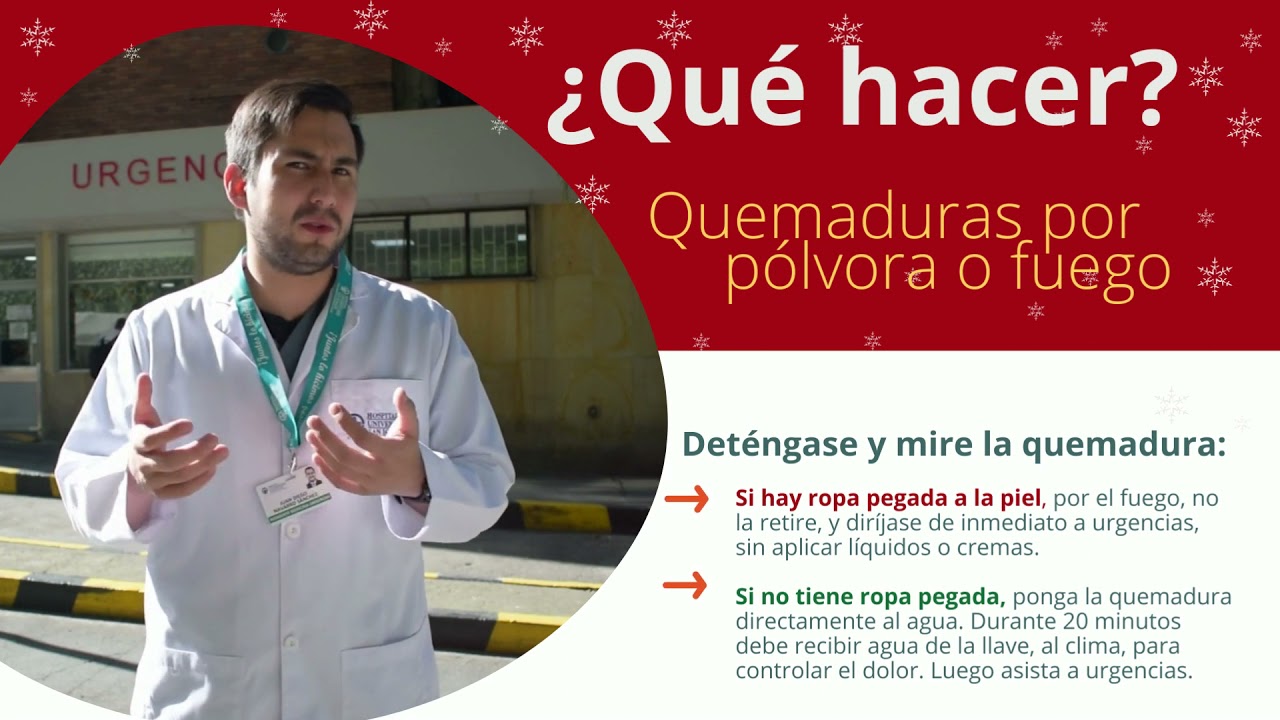 HUSI - Quemaduras por pólvora o fuego