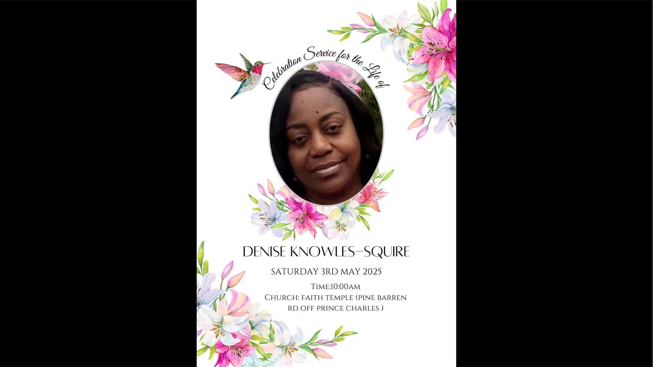 Funeral Service for the late Denise Knowles-Squire
