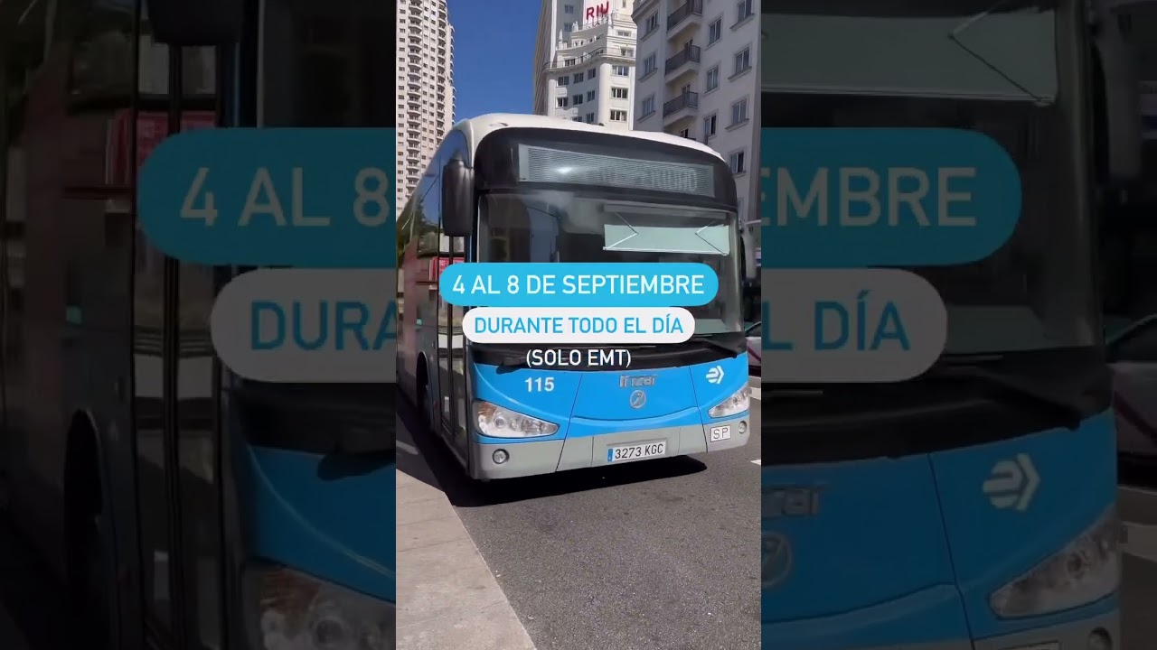 Buses gratis en Madrid 