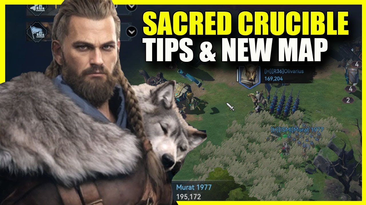 Sacred Crucible Tips & NEW Map || Viking Rise Gameplay