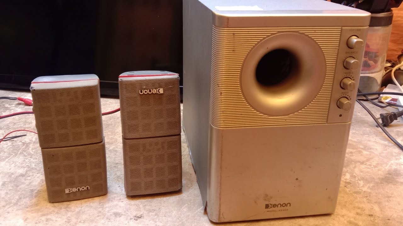 Xenon AX-202 Subwoofer System / Trouble Shoot And Repair