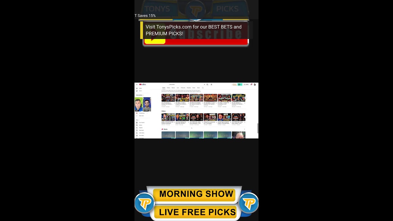 Live World Cup WNBA Picks Tonys Picks Morning Show 7-15-2026 📱