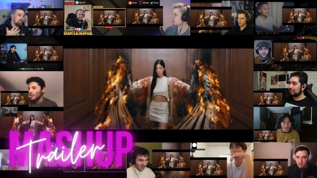 LE SSERAFIM (르세라핌) Unforgiven Trailer Reaction Mashup 🤩🎼 - 'Burn the Bridge' - K-Pop
