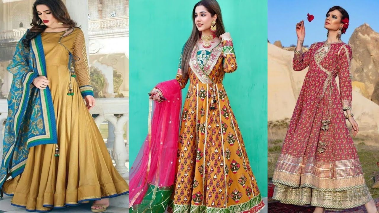 40+Angrakha Frock Shirt Design || Angrakha Kurti Style Dress 2025|| Andrakha Style Frock Collection