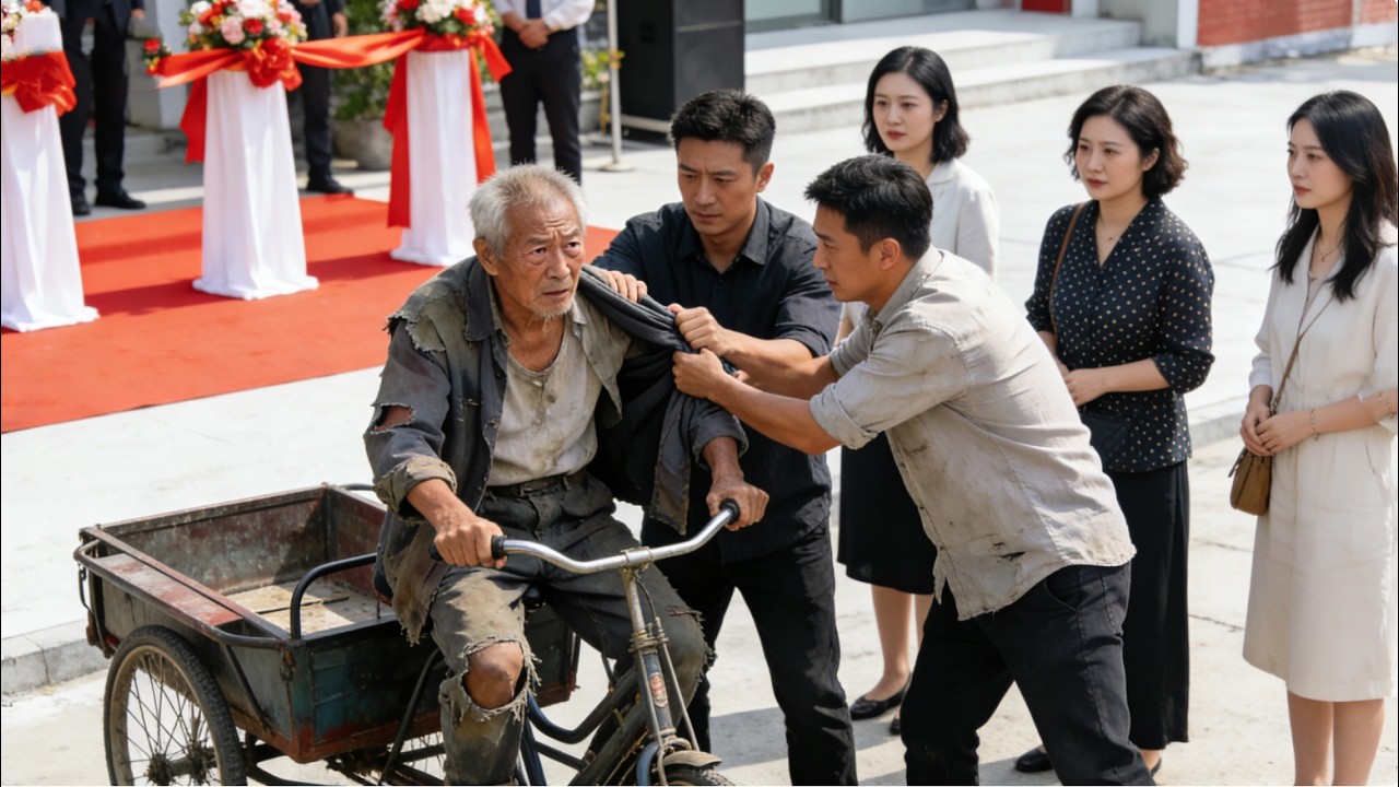 同學會我騎三輪車，全場笑我來蹭飯，隱形富豪揭曉立即跪地求饒！🔔#短劇 #逆襲 #爽劇 #豪門 #打臉  Chinese short drama