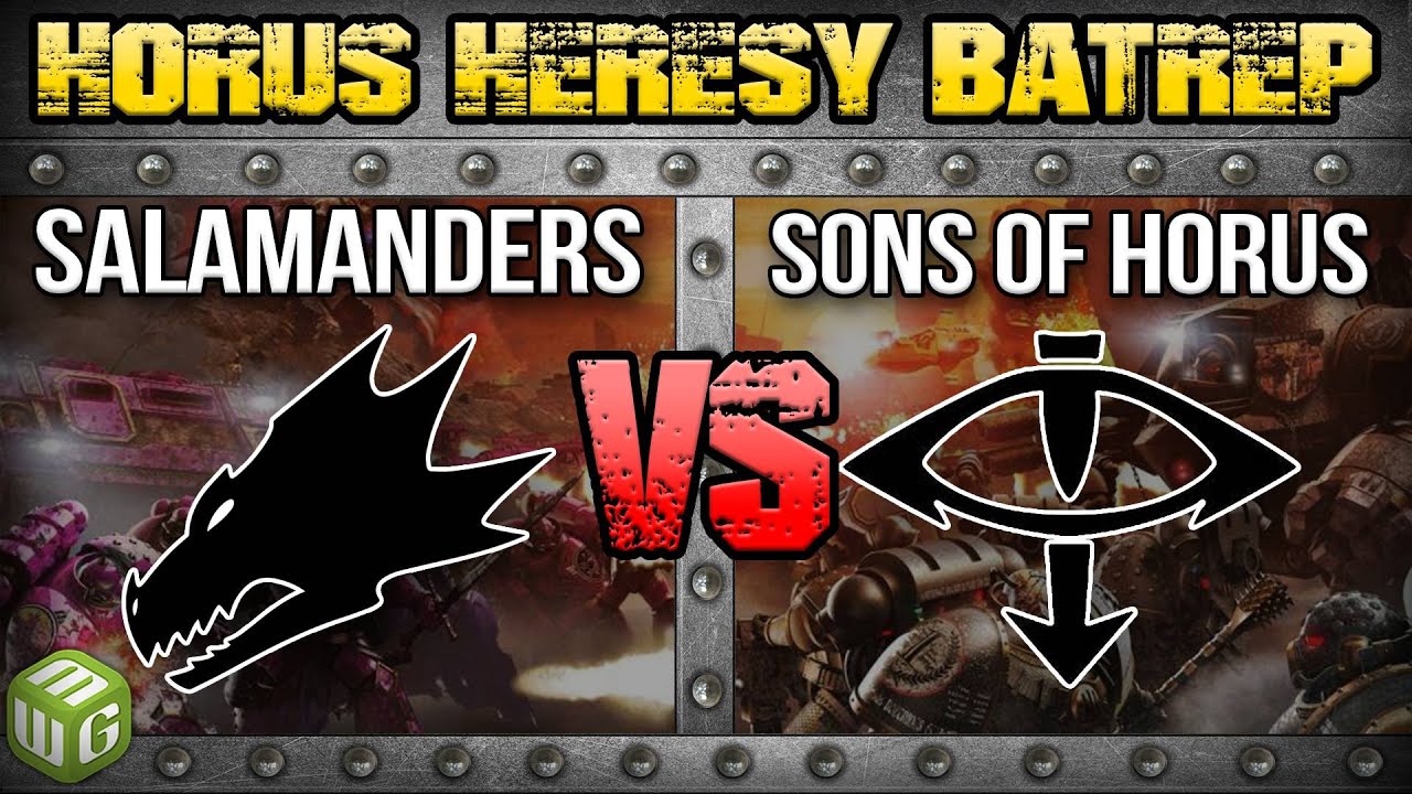 Salamanders vs Sons of Horus Horus Heresy Battle Report Ep 102