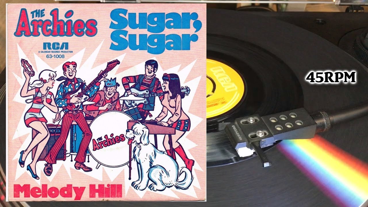 The Archies - Sugar, Sugar, 1969, RCA Victor - RCA 1872, Vinyl, 7