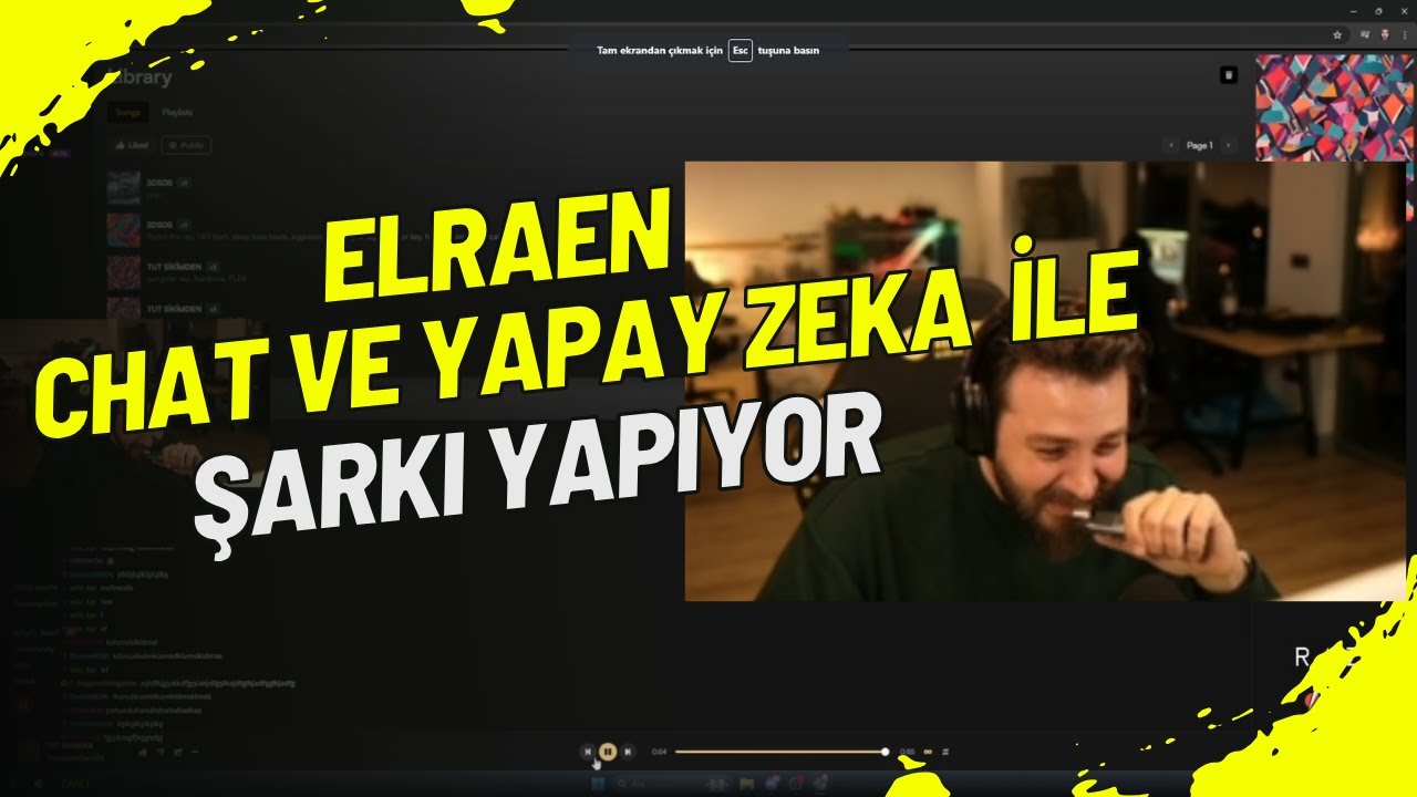 Elraenn- CHAT VE YAPAY ZEKA İLE ŞARKI YAPIYOR| @Elraenn @Cordiseps @Holmeshub