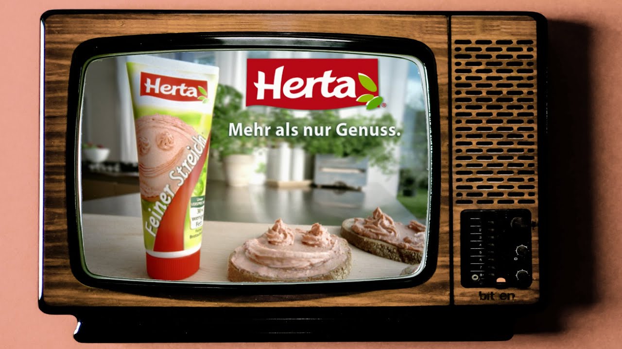 TV-Commercial 2007 Herta Feiner Streich Wurst aus der Tube