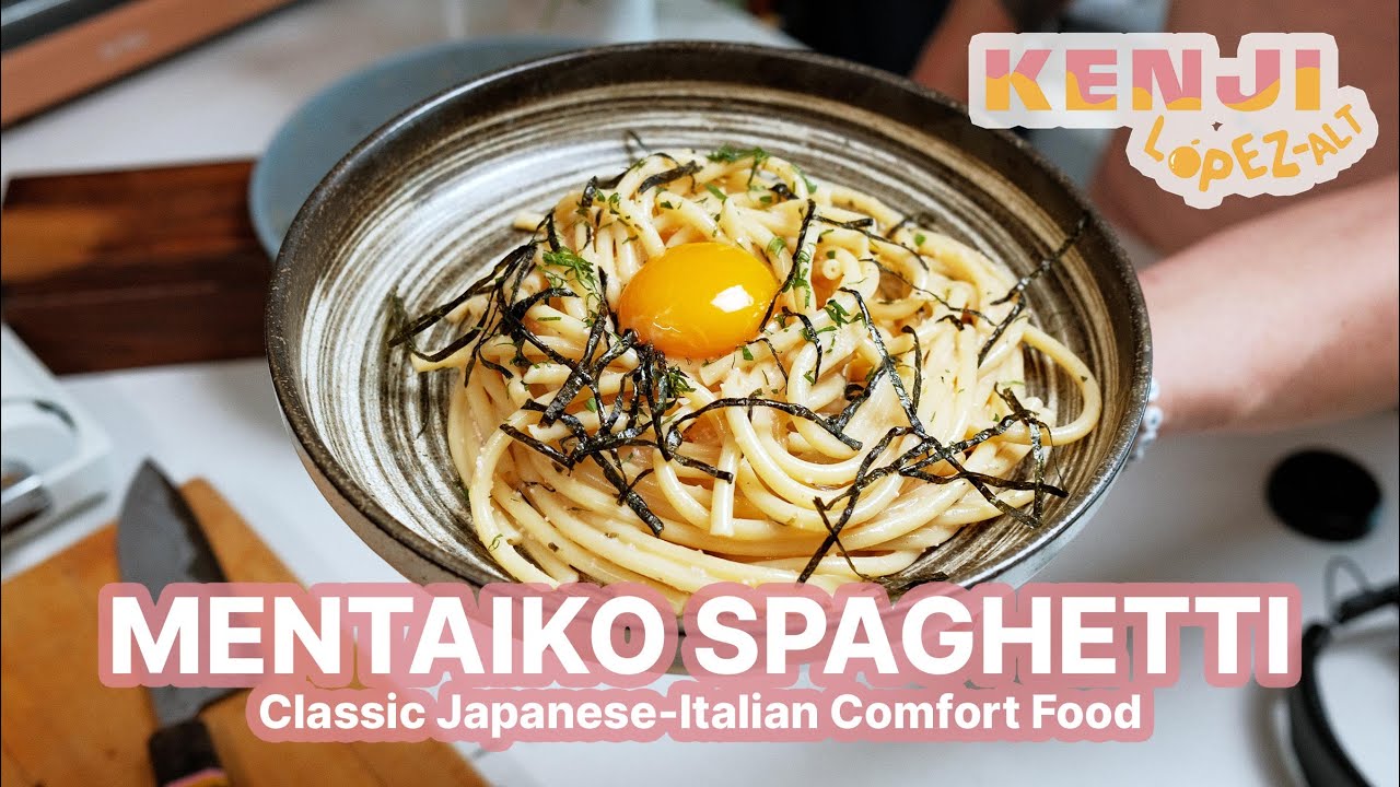 Classic Japanese Mentaiko Spaghetti | Kenji's Cooking Show