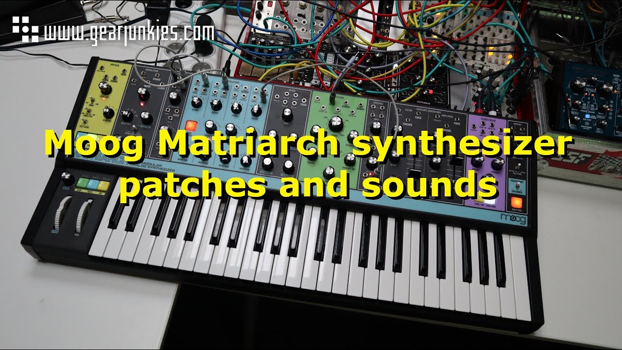 Moog Matriarch synthesizer patches and sounds