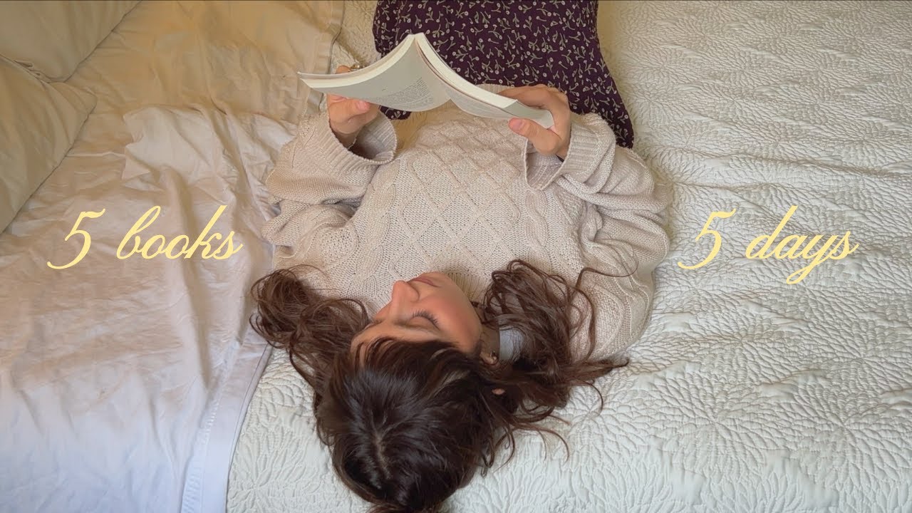 i read 5 books in 5 days | reading challenge