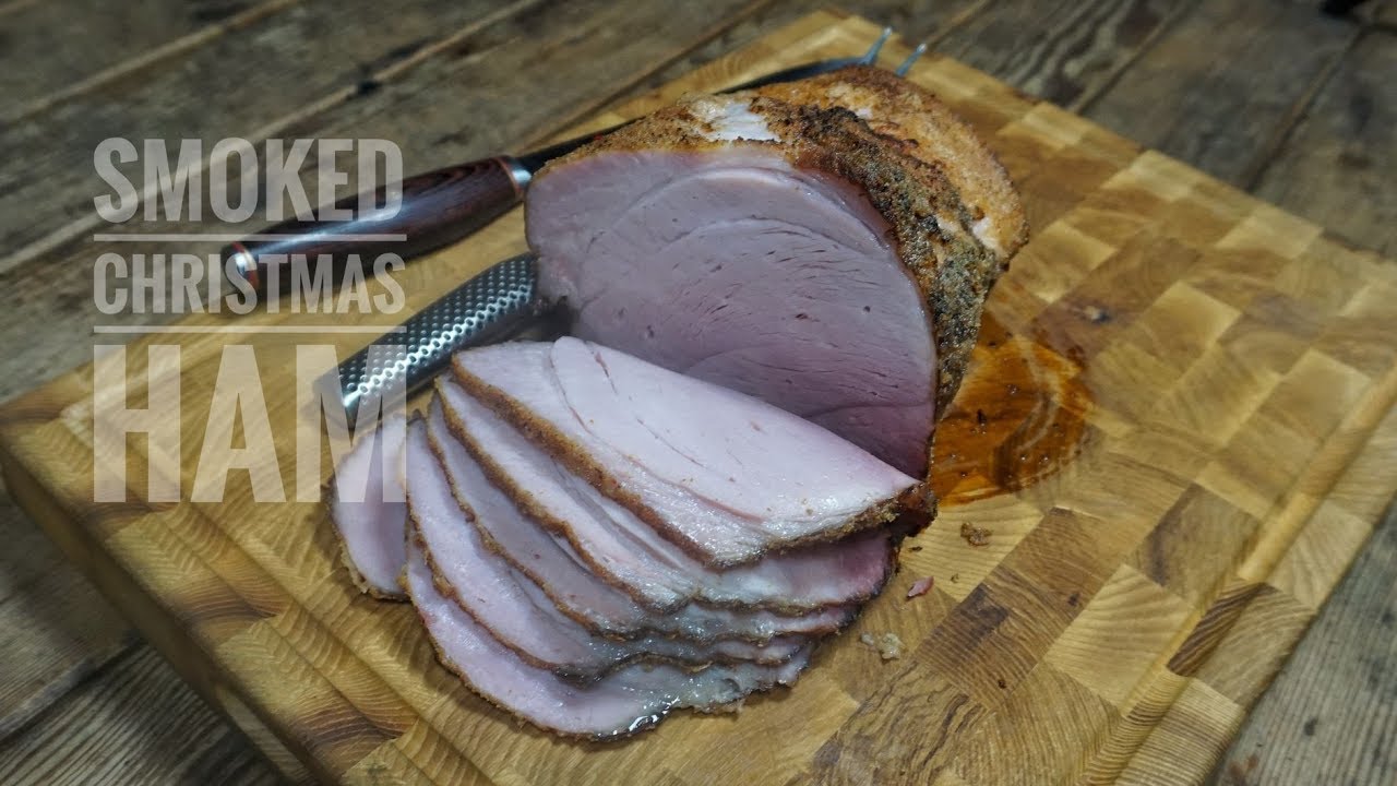 Smoked Christmas Ham, Julskinka på grillen, recept