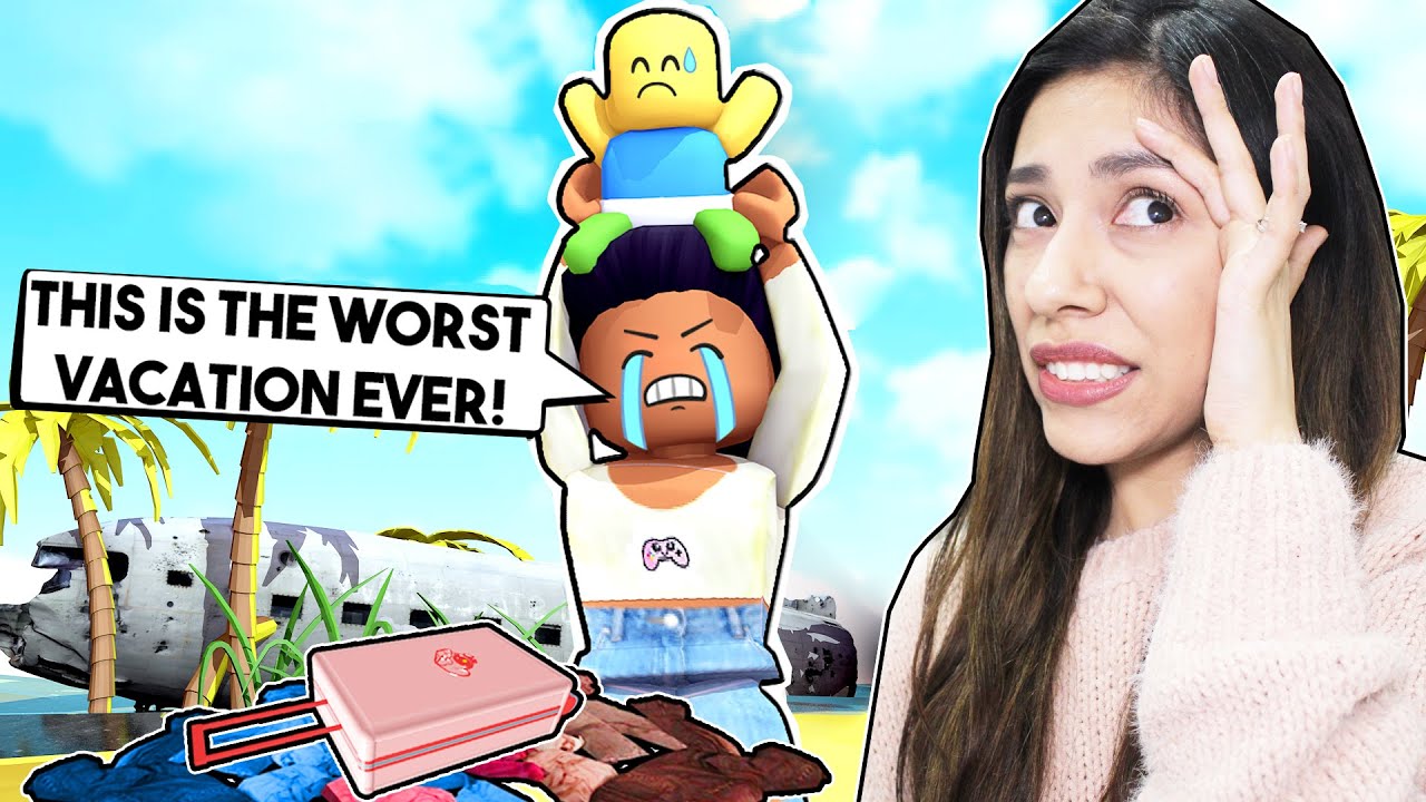 THE WORST FAMILY VACATION EVER with MY BABY! - Roblox Airplane Story