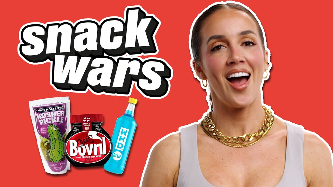 WWE Superstar Chelsea Green Rates British And American Food | Snack Wars
