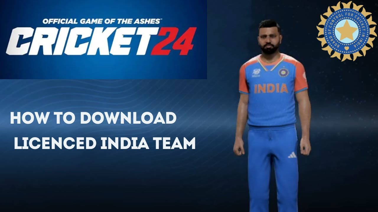How to Download the Latest India Team in Cricket 24 | Easy & Quick Guide