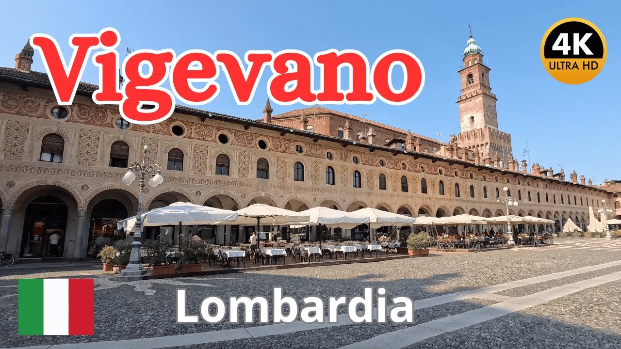 Vigevano, Italy 🇮🇹 4K Walking Tour - July 2024