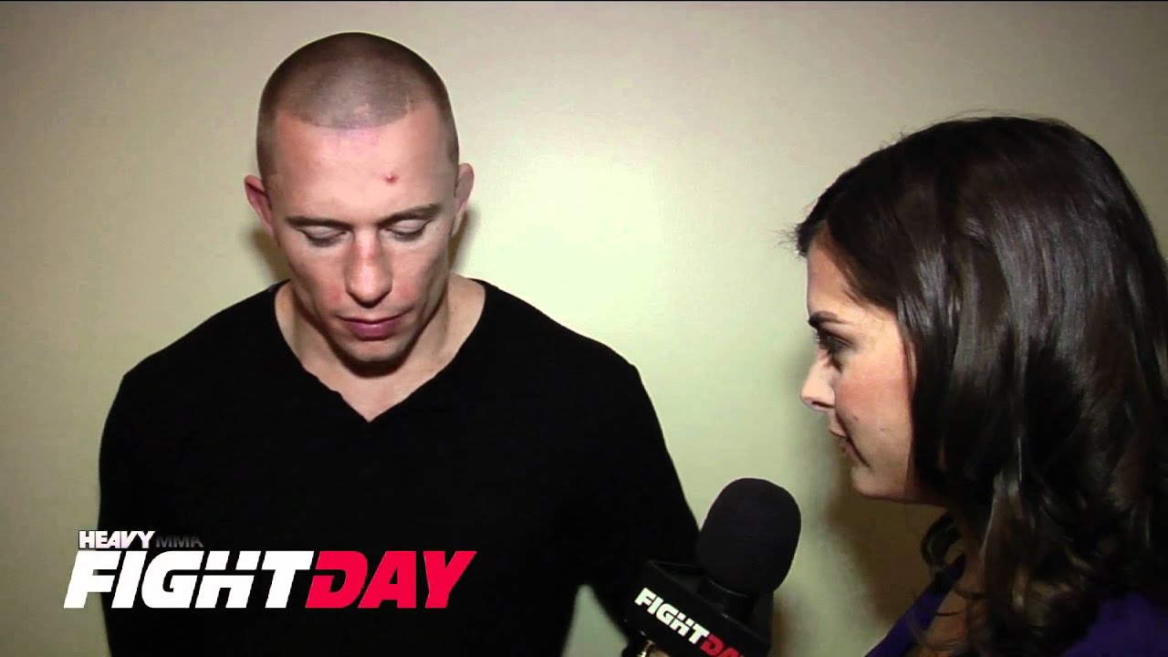 Интервью с Жоржем Сен-Пьером на UFC 137