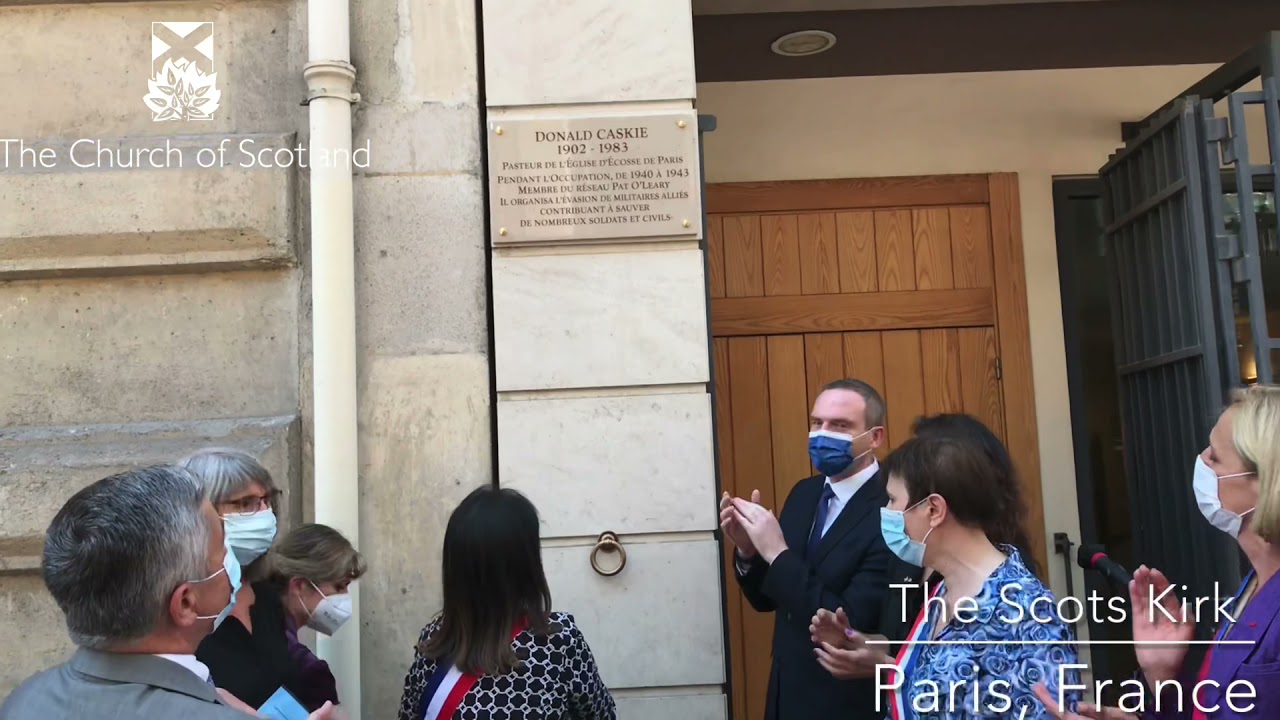 War hero Church of Scotland minister honoured in France