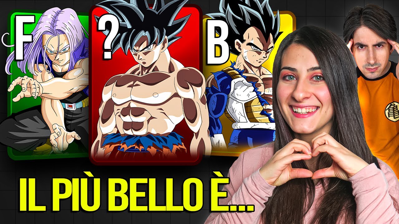 FRANCY fa la TIER LIST dei MIGLIORI RAGAZZI di Dragon Ball (senza parole) 👀