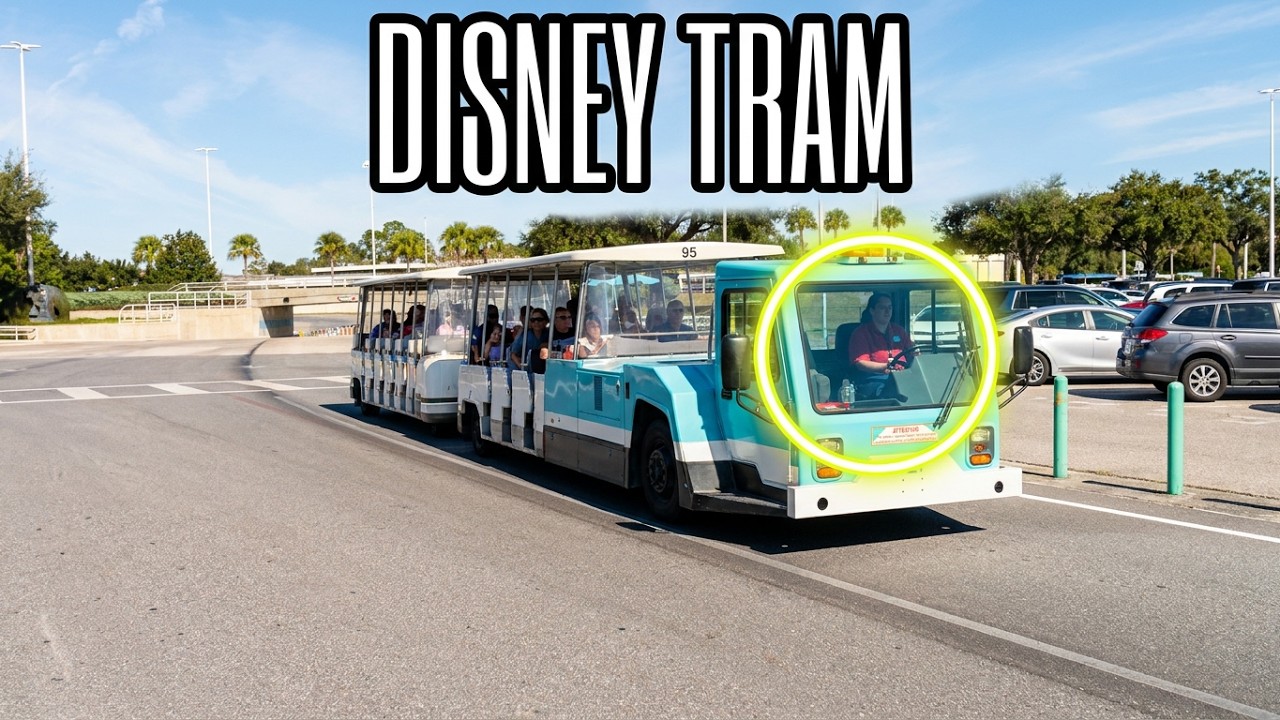 Поездка на трамвае до парка развлечений Disney World и парка Magic Kingdom - транспорт Disney