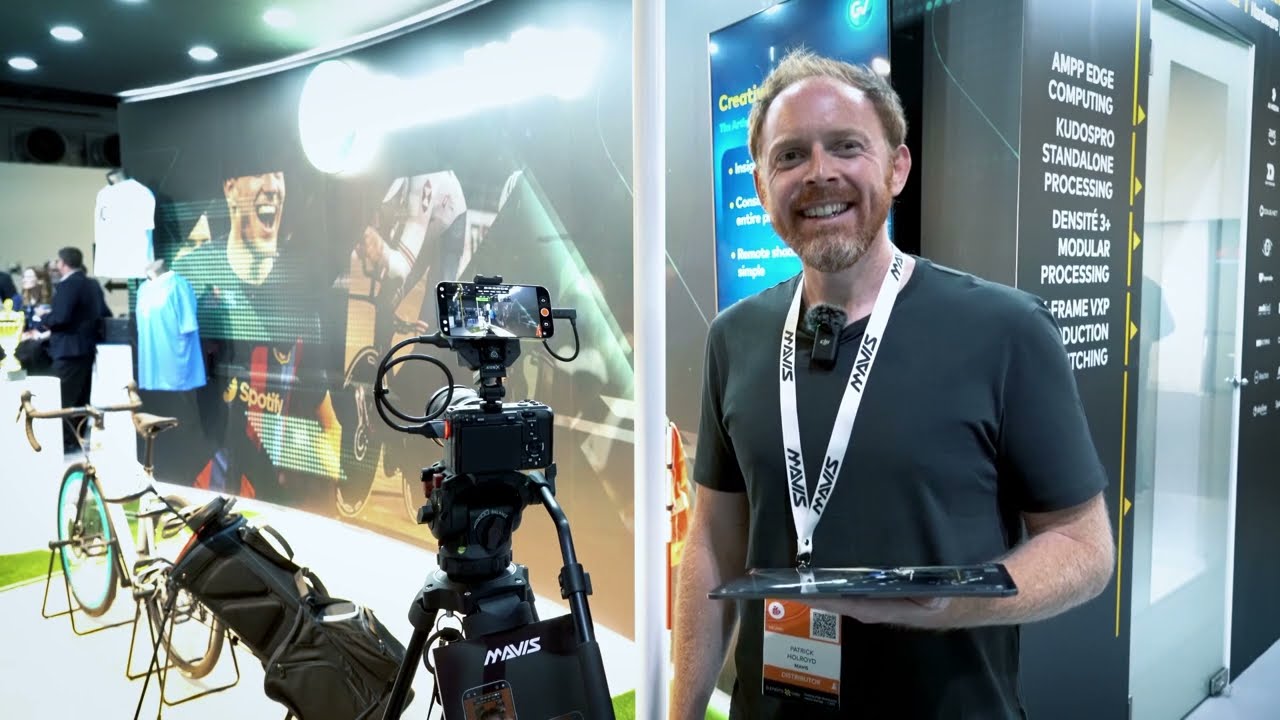 Mavis Camera App at IBC 2025 | Atomos Ninja, NDI & Framelight X Integrations with Grass Valley