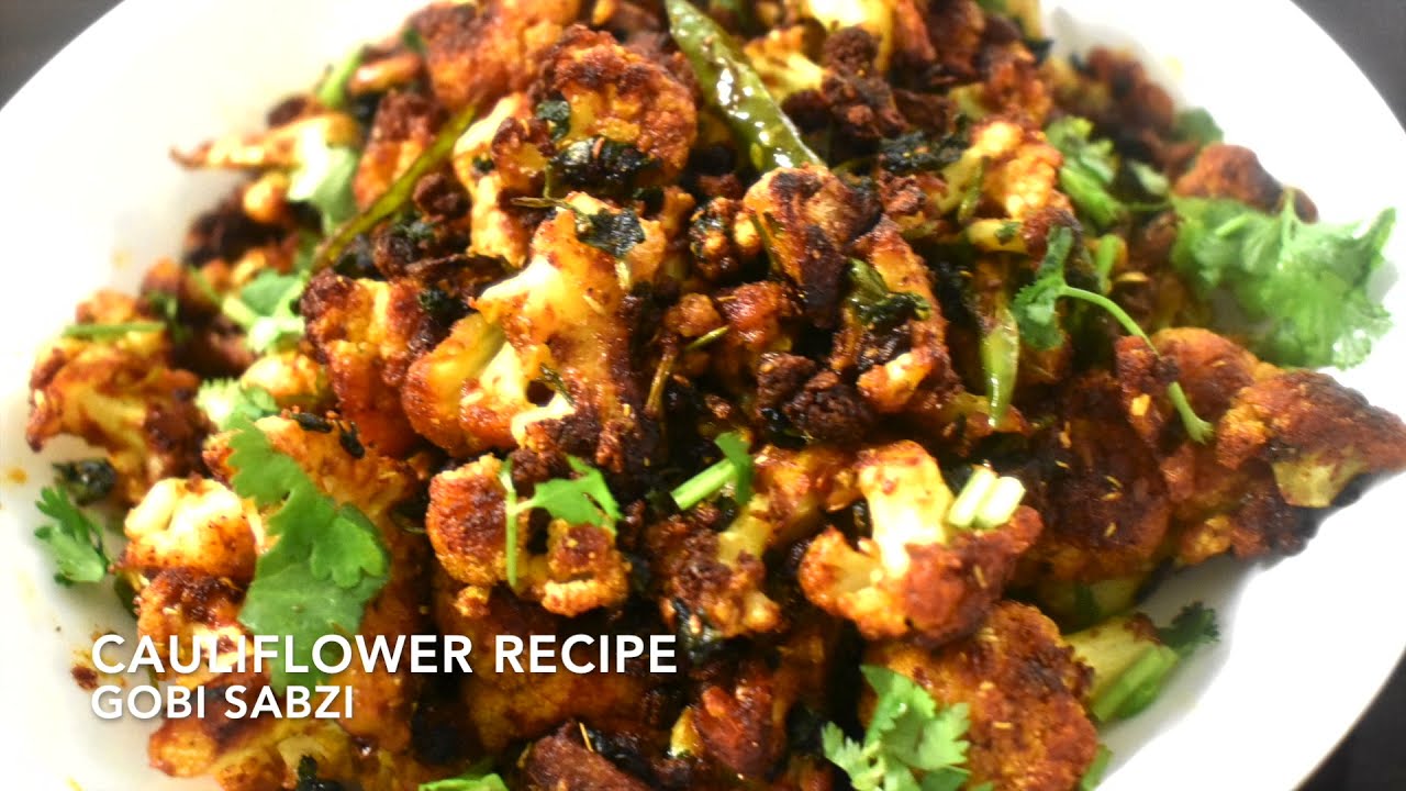 GOBI SABZI RECIPE/GOBI FRY  RECIPE/CAULIFLOWER RECIPE